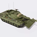 Leopard 1A5 tank 3d model