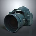Nikon D3100 Digital Camera With Large Lens And Professional Body Design