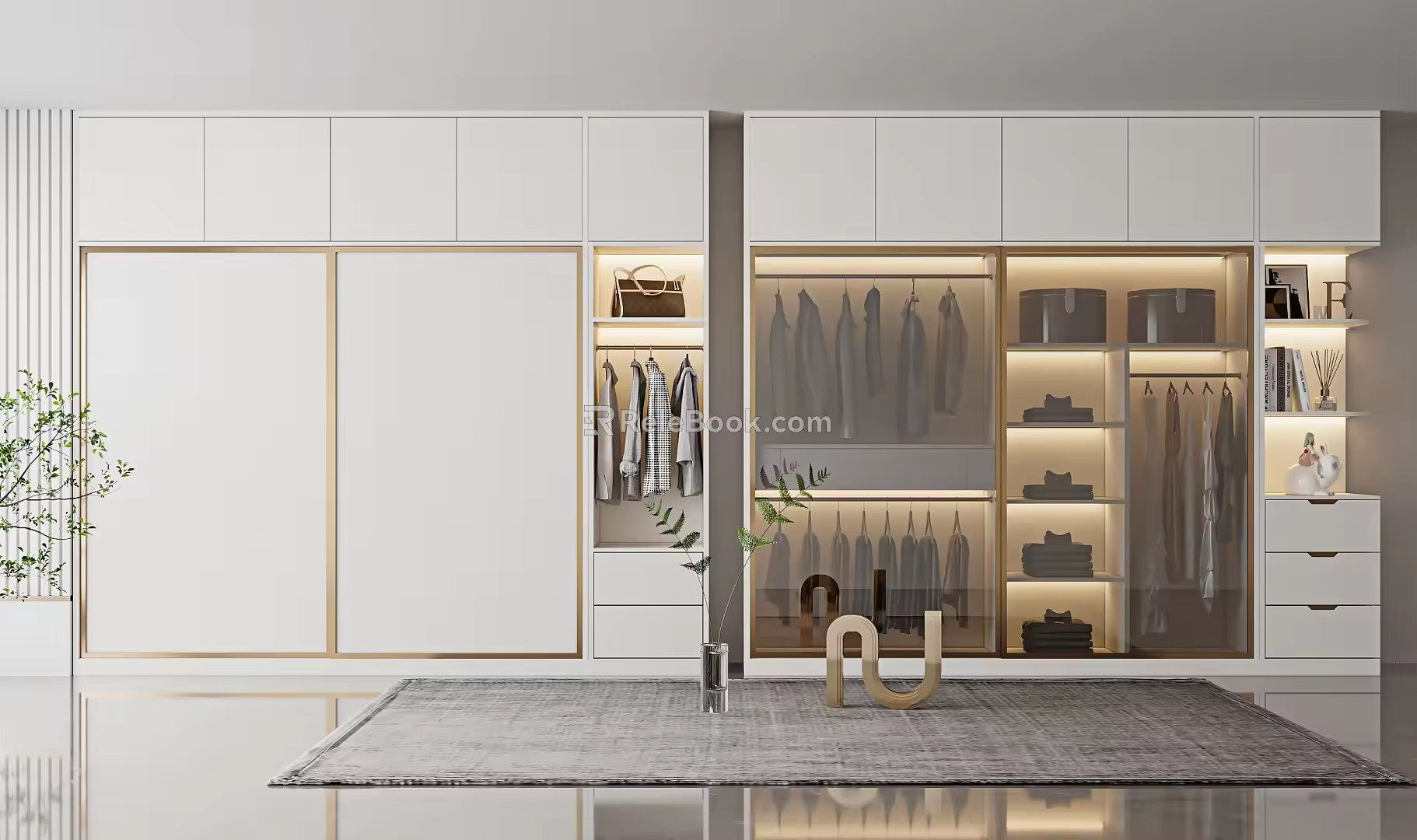 Wardrobe SU model 3d model