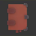 Red Storage Box With Red Latches And Gray Reinforced Corner Parts