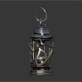 Vintage Metal Decorative Lantern Furniture With Handle And Candle Design