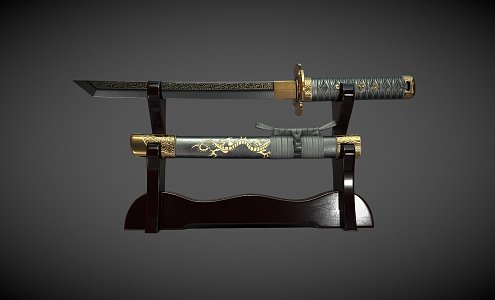 Tang Dao Samurai Swords 3d model