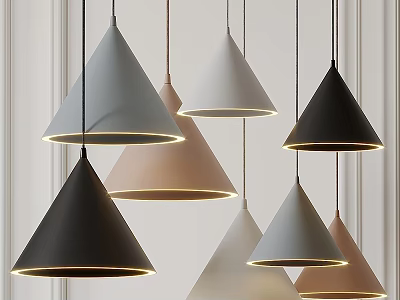 Chandelier Ring Pendant Lamp Mintbliss 3d model