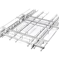 Industrial Building Mechanical Pipe System Layout With Metal Framework Structure