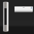 White Floor Standing And Wall Mounted Air Conditioner Units For Home Use