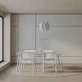 Modern table combination 3d model