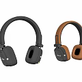 Aloha Over Ear Headphones Black And Orange Design With Comfortable Earpads