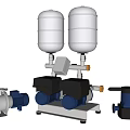 Industrial Equipment Set With Water Tanks Pump System Centrifugal Pump And Valve