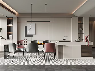 Modern Restaurant 3d model