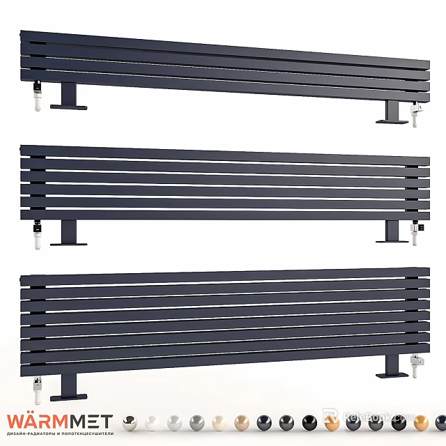 High Quality Black Metal Hardware Tools with Horizontal Bars and Support Legs 3d model 