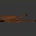 Wooden Crossbow Weapon With Classic Design And Functional Structure