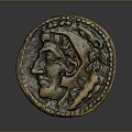 Copper Coin Medal 3d model