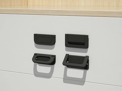 Modern hardware handle 3d model