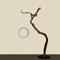 Dead branch floor lamp Middle ancient floor lamp 3d model