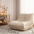 Nordic Lazy Sofa 3d model