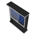 Modern Public Facility Interactive Display Screen With Data Visualization And Control Interface 3d model