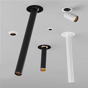 Modern spotlights 3d model