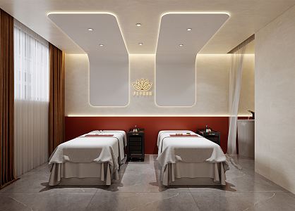 Modern SPA Beauty Room 3d model