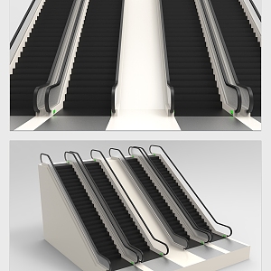 Modern Elevator Indoor Metal Indoor Elevator 3d model