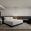 Simple Hotel Rooms 3d model