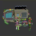 Sci-fi Items Sci-fi Components High-tech Components Sci-fi Equipment Sci-fi Scene Sci-fi Environment Game Scene 3d model
