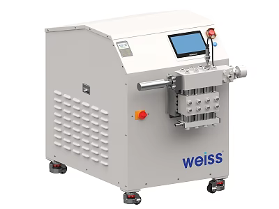 Weiss Industrial Equipment With Digital Screen Control Panel And Mobile Wheels 3d model