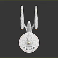 Modern Spaceship Spacecraft 3d model