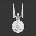 Modern Spaceship Spacecraft Spacecraft 3d model