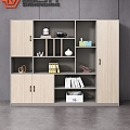 Filing cabinet Decorative cabinet Office furniture 3d model