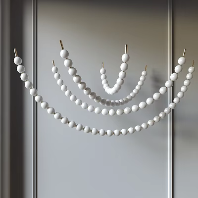 Modern chandelier 3d model