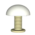 PUFEI Cream Wind Table Lamp Table Lamp 3d model