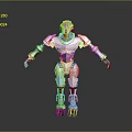 Robot Assistant Small Robot Butler Robot Butler Figure Game Figure 3d model