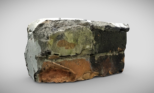 Brick brick cement brick 3d model