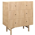 Modern wooden chest of drawers 3d model