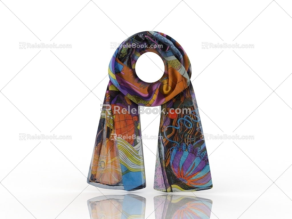 Modern Scarf Scarf 3d model