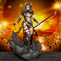 Modern game character Diablo character 3d model