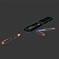 Black And Gold Pen Set With Sleek Black Box For Daily Writing Use