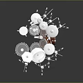Professional Wooden Drum Set With White Cymbals And Stands For Music Performance