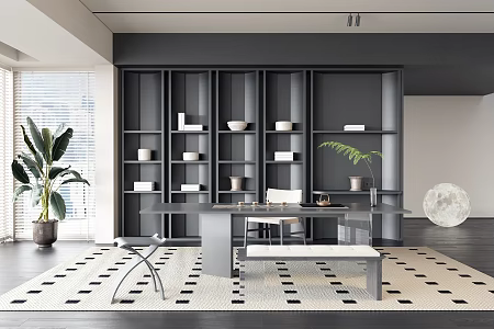 Modern Tea Room 3d model