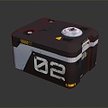 Science Fiction Box Science Fiction Box Military Box Password Box 3d model