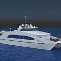 catamaran 3d model