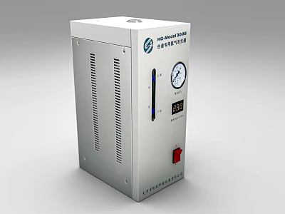 Industrial Water Treatment Equipment With Control Panel And Efficient Purification System 3d model