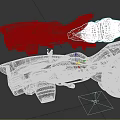 Futuristic Sci Fi Style Motorcycles With Red And Blue Details