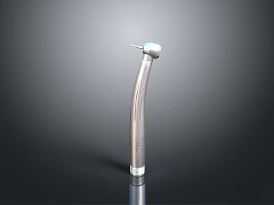 Professional Stainless Steel Dental Handpiece With Ergonomic Grip And Precision Tip 3d model