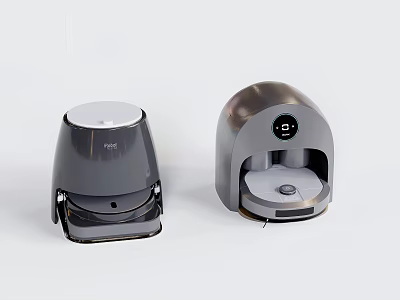 Smart Petkit Machines Design With Digital Display And Automatic Feeding Functions 3d model