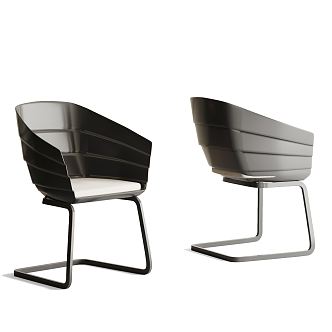 Modern single chair 3d model