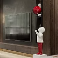 Modern Dining Kitchen Interior With Marble Countertop Island Dark Cabinets Chairs And Dried Flowers Vase