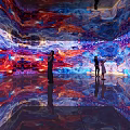 Immersion Space Art Space Art Device Mirror Space Multimedia Exhibition Hall 3d model