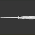 Insulated Screwdriver with Transparent Handle Red Top and Silver Shaft Hardware Tool