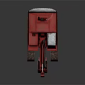 Red Excavator Heavy Machinery For Construction